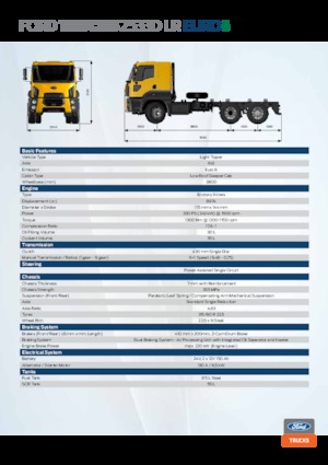 Chasis rígido Ford 2533D LR