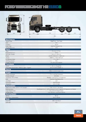 Chasis rígido Ford 2642F HR