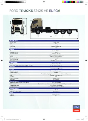 Chasis rígido Ford 3242S HR