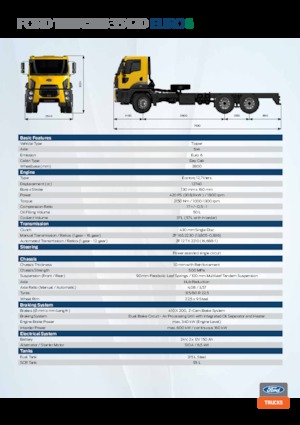 Chasis rígido Ford 3542D