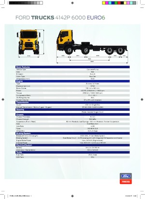 Chasis rígido Ford 4142P 6000