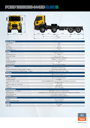 Chasis rígido Ford 4442D