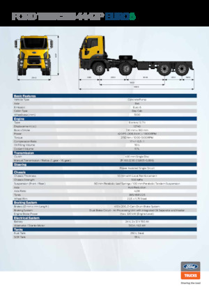 Chasis rígido Ford 4442P