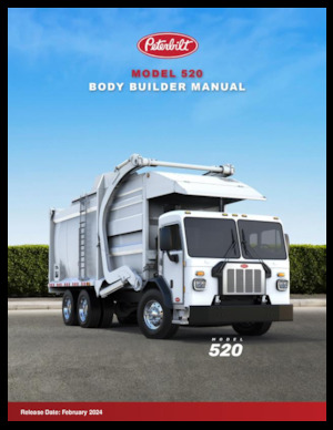 Chasis rígido Peterbilt 520 Cummins L9N