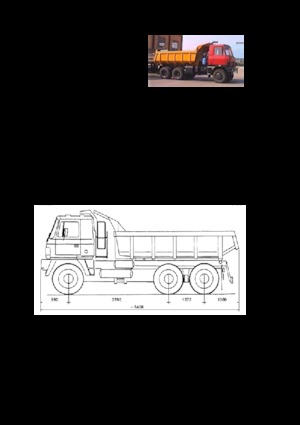 Chasis rígido Tatra 815 S1 26 208 6x6.2