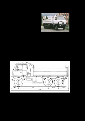 Chasis rígido Tatra 815 S3 26 208 6x6.2