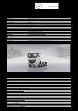 Chasis rígido Mercedes-Benz Arocs 4145 K 8x4