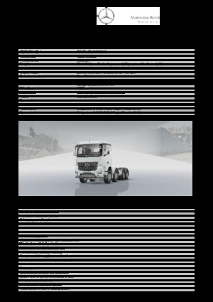 Chasis rígido Mercedes-Benz Arocs 4146 K 8x4