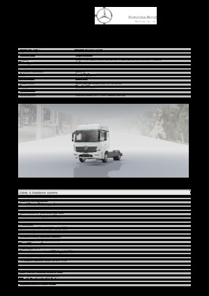 Chasis rígido Mercedes-Benz Atego 1021 4x2