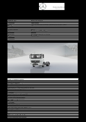 Chasis rígido Mercedes-Benz Atego 1221 K 4x2