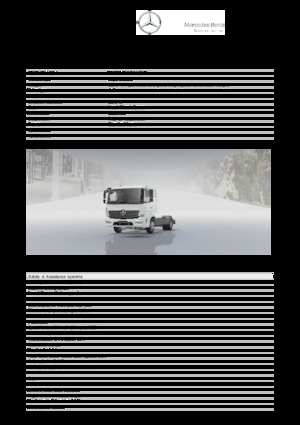 Chasis rígido Mercedes-Benz Atego 716 L 4x2