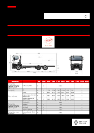 Chasis rígido Renault C P6X2 13L E6