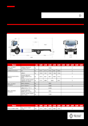 Chasis rígido Renault E-TECH D 16 MED P4x2