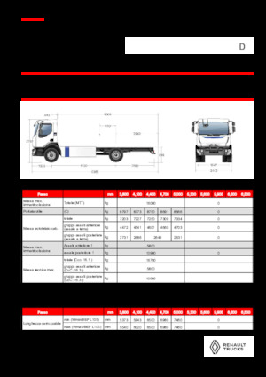 Chasis rígido Renault E-TECH D 16 MED P4x2