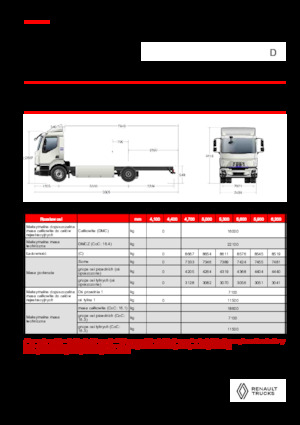 Chasis rígido Renault E-TECH D 16 XL HIGH P4x2