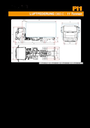 Chasis rígido Isuzu F11 H