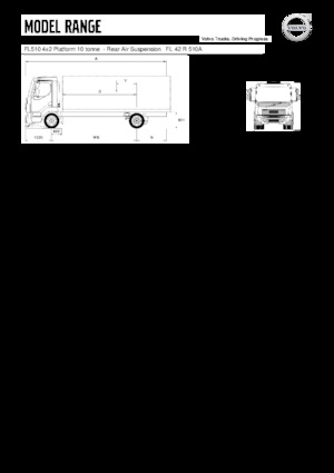 Chasis rígido Volvo Trucks FL510 4x2 Platform