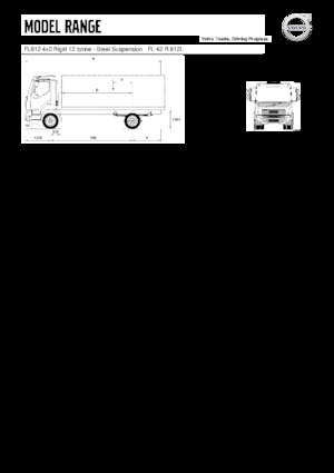 Chasis rígido Volvo Trucks FL812 4x2