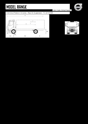 Chasis rígido Volvo Trucks FL814 4x2 Platform
