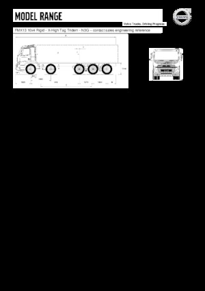 Chasis rígido Volvo Trucks FMX13.420 10x4 Rigid -X-High Tag Tridem