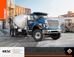 Chasis rígido International HV507 107 Crew Cab Cummins L9