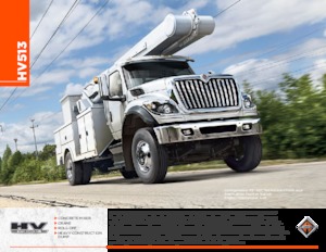 Chasis rígido International HV513 113 Crew Cab International A26