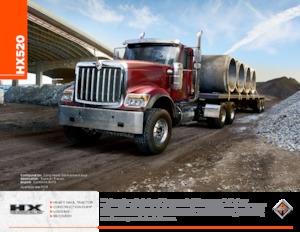 Chasis rígido International HX520 120 Day Cab Cummins ISX15