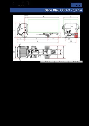 Chasis rígido Isuzu M55 E