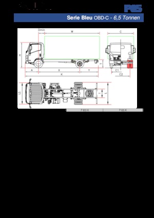 Chasis rígido Isuzu P65 H