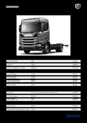 Chasis rígido Scania R 410 B4x2NZ