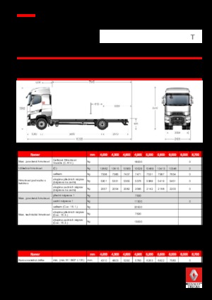 Chasis rígido Renault T 440.18 HIGHCAB 4x2 R E6 (LHD)