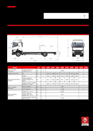 Chasis rígido Renault T 520.18 4x2 R E6