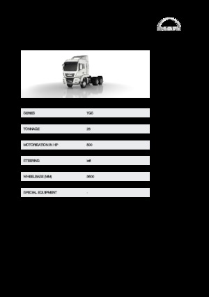 Chasis rígido MAN TGS 28.500 6x4-4