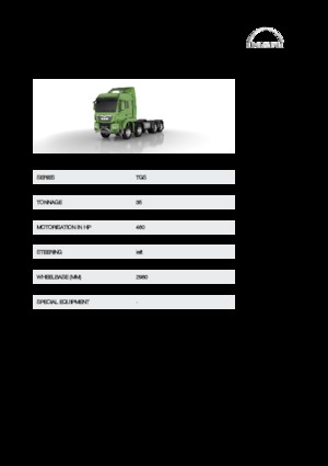 Chasis rígido MAN TGS 35.460 8x6