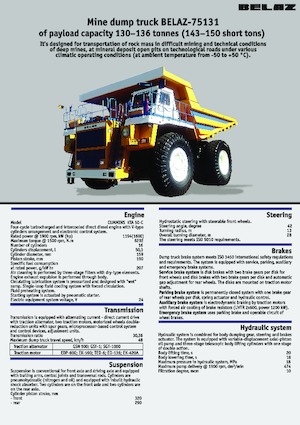 Autovolquetes Belaz 75131