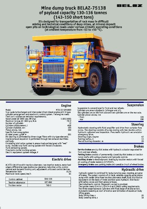 Autovolquetes Belaz 7513B