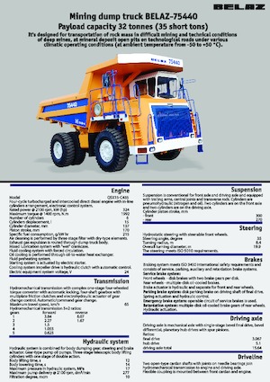 Autovolquetes Belaz 75440