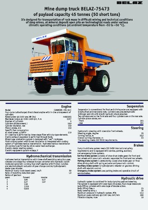 Autovolquetes Belaz 75473