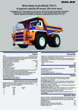 Autovolquetes Belaz 75571