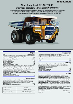 Autovolquetes Belaz 75603