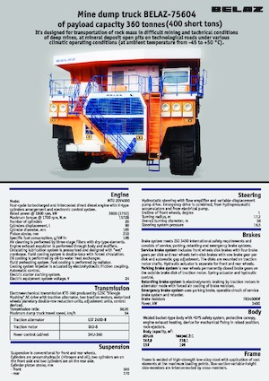 Autovolquetes Belaz 75604