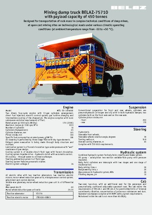 Autovolquetes Belaz 75710