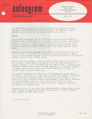 Autovolquetes Caterpillar 769B