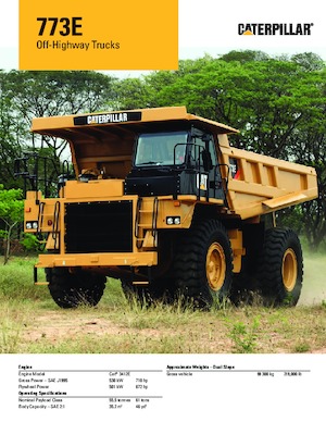 Autovolquetes Caterpillar 773E