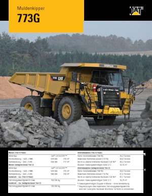 Autovolquetes Caterpillar 773G