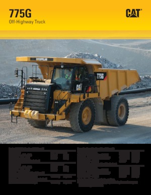 Autovolquetes Caterpillar 775G