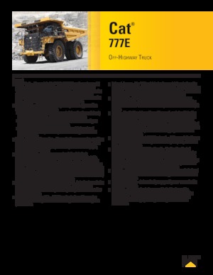 Autovolquetes Caterpillar 777E