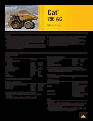 Autovolquetes Caterpillar 796 AC