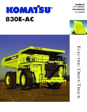 Autovolquetes Komatsu 830E-1AC