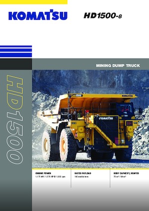 Autovolquetes Komatsu HD1500-8